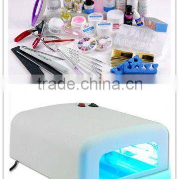 NAIL ART TECH 36W UV GEL LAMP LIGHT+MANICURE Full Set HN1164