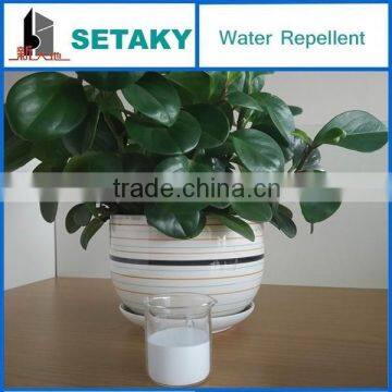 Decorative render and wall plaster additives-water repellent