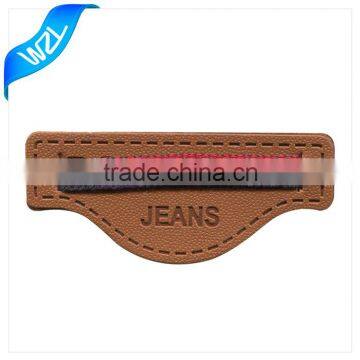 Custom small jeans jackets leather vest patches