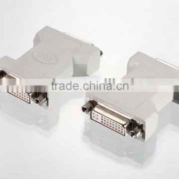 dvi adapter 24+5 female to 24+5 female adapter