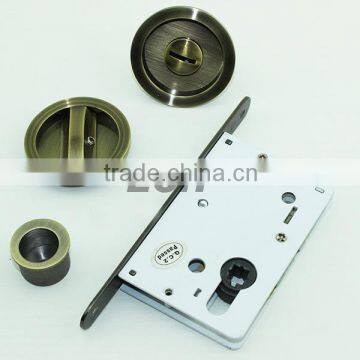China supplier modern hotel zinc alloy sliding door lock