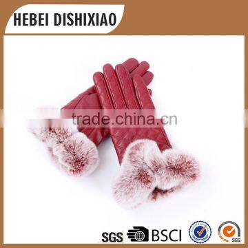 Wholesale High quality Fashion black leather gloves,Touch Glove Iphone