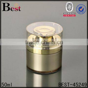 high quality 30g 50g cosmetic cream jars 50ml luxury airless lotion bottle