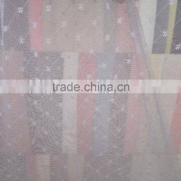 Warp Knit Lingerie Use Plaid Pattern Nylon Spandex Mesh Jacquard Fabric photo-4