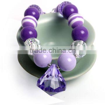 wholesale cheap necklaces for baby girls baby purple fashion necklace