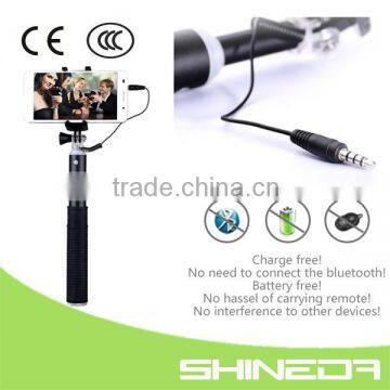 Shineda Amazon FBA service aluminum alloy SD-211 colorful selfie stick for mobile phone camera