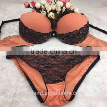 Elegant lace bra and panty for young girl(EPB153)