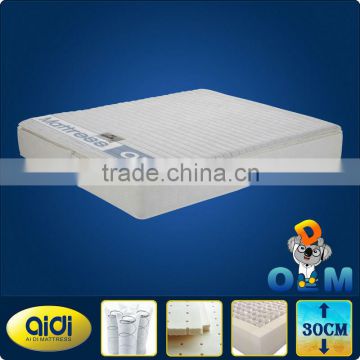 Modern Multifunctional Spring Mattress, High-end Velvet Fabric Non-Flip Pillow Top Mattress AM-0053