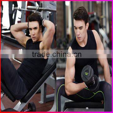 high quality breathable Quick-dry men polyster tank tops