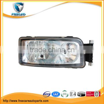 Hot sale HEADLAMP WITH RUBBER FRAME MANUAL use for MAN truck