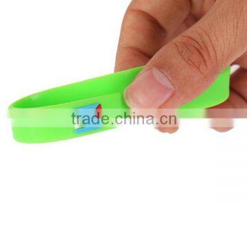 Fancy Silicone Bracelet Add Custom Print Logo,customized Silicone Bracelet