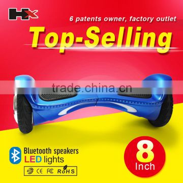 two wheels self balancing electric scooter bluetooth scooter hoverboard white black red blue is optional