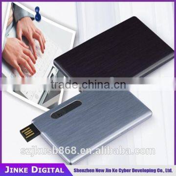 HOT OEM 2GB metal card usb flash drive for gift