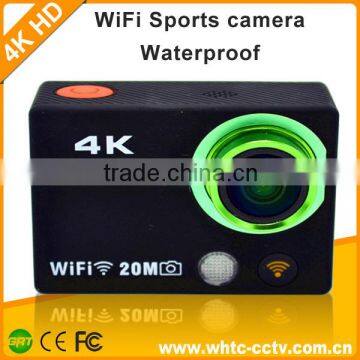 Factory price wifi 2.0 inch sport camera 4k waterproof camera for Christmas