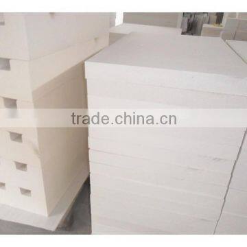 High rigidity and light weight vacuum forming ceramic fiber board