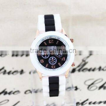 Fashion color lady silicone watch