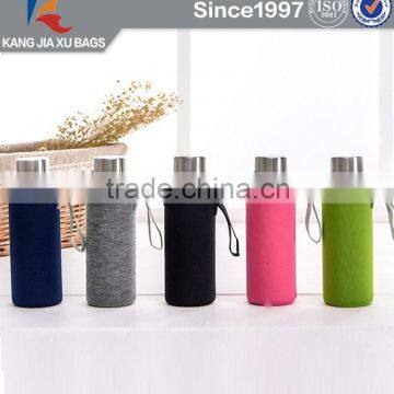 Single neoprene beer bottle cooler bag water bottle bag