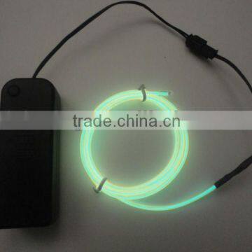 China glow el wire 0.9/1.4/2.3/3.2/5.0mm