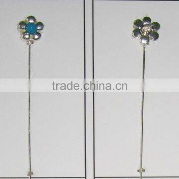 fashion long enamel flower women's brooches