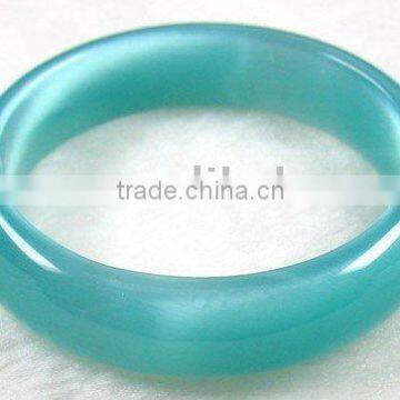 60mm inside diameter cat eye natural gemstone bangle