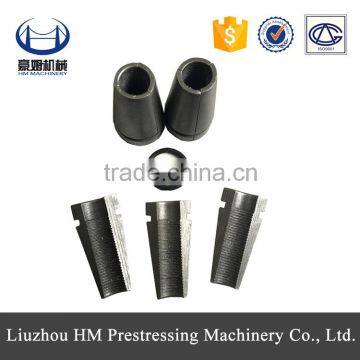 Prestressed tool anchorage wedge