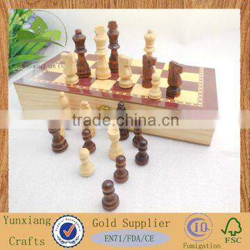 Wooden International chess and box wooden chess checker