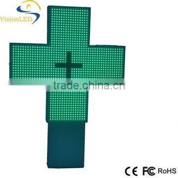 shenzhen outdoor LED light Cross sign Display for pharmacy Store