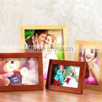 Premium quality top-ranking modern simple style home Decorative wooden picture Rahmen Natural solid wood wedding photo frame