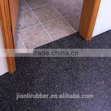 Anti-slip, anti-fatigue kitchen workshop gym EPDM rubber roll mats flooring