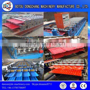 roof & wall double deck roll forming machine