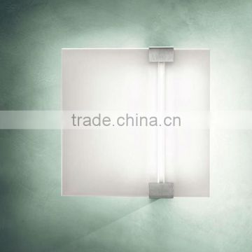 Indoor White Glass Wall Lamps