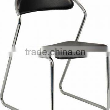 hot sale Stack bentwood PVC upholstery chrome Chair training Chair A206-H08