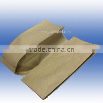 Kraft paper lined foil tea packing bag