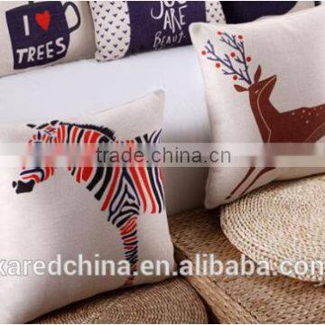 wholesale cushion cover custom printed 100% Cotton Pillow Cases