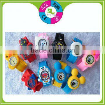 Popular promotion gift Silicone slap strap watches