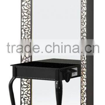 modern style hairdressing mirror station