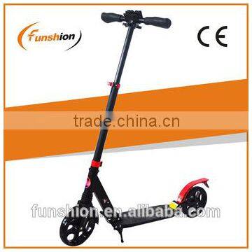 Cheap quickly foldable outdoor sports 200mm big wheel kick scooter