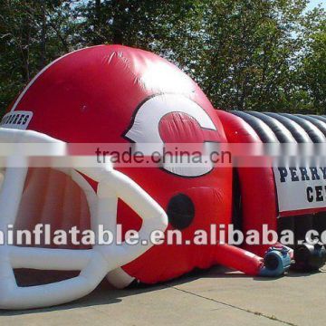 inflatable football helmet tunnel