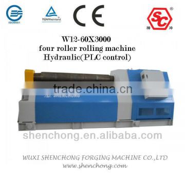 W12-60X3000 HYDRAULIC four roller rolling machine,bending machine,folding machine,4R HSS