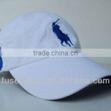 promotional embroidered polo logo cotton golf hats /golf caps supplier