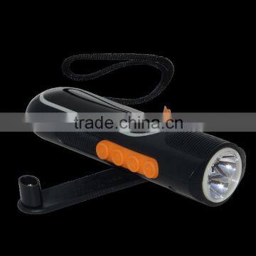 Emergency LED Flashlights Radio & Emergency Tool With Siren and Blink