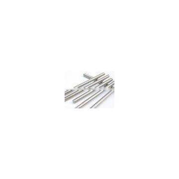 white zinc plated threaded rod