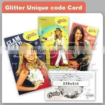 Scratch Printing Code Card