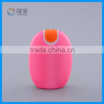 Empty plastic bottle for children body lotion