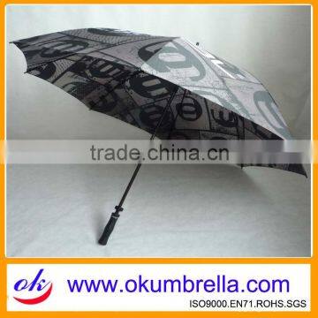 Heat-transer printing Golf umbrella for promotion