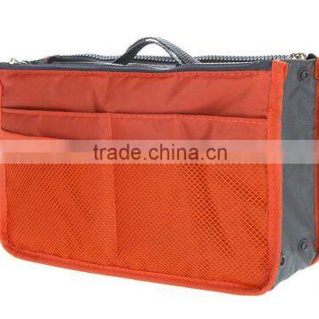 Lady's Cosmetic Storage Bag Pouch Purse Large Liner Tidy Travel Multi Functional Cosmetic Bag Organizer Handbag 6 Colors photo-2