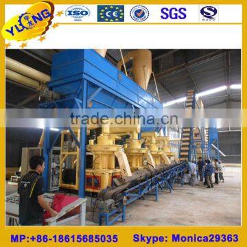 4-6t/h wood pellet making line/alfalfa pellet production line