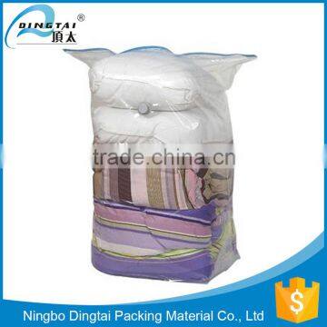 China manufacturer clear custom printed cube vacuum bag