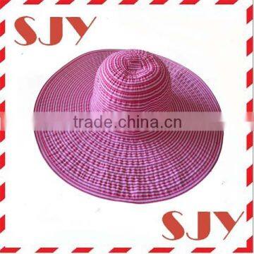 Sombrero straw hat wholesale Woman wide brim straw hat