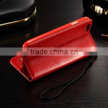 Genuine Leather Flip Wallet Cell/mobile/smart Phone Case Cover With Lanyard for One Plus One Two T1 T2 U X 1 2 photo-4